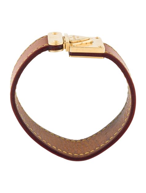 leather bracelets louis vuitton|louis vuitton leather bracelet women's.